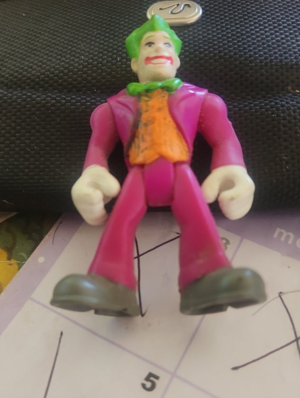 Purple Joker Action Figure Toy - Kids Collectible